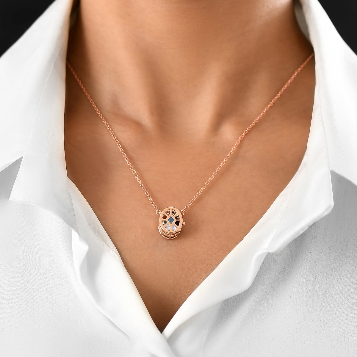 Dark Gradient Necklace – Motion Medicine Locket