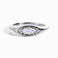 Moonstone Ring - Evil Eye