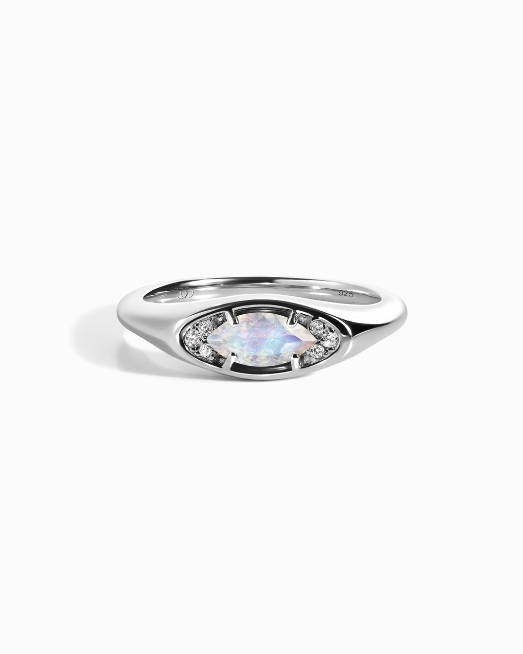 Moonstone Ring - Evil Eye