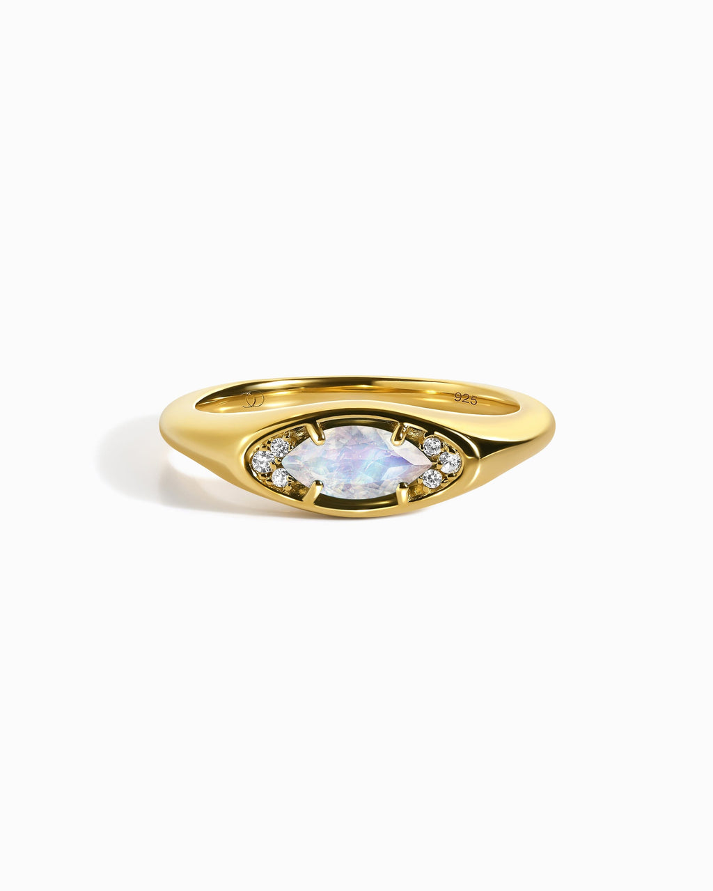 Moonstone Ring - Evil Eye