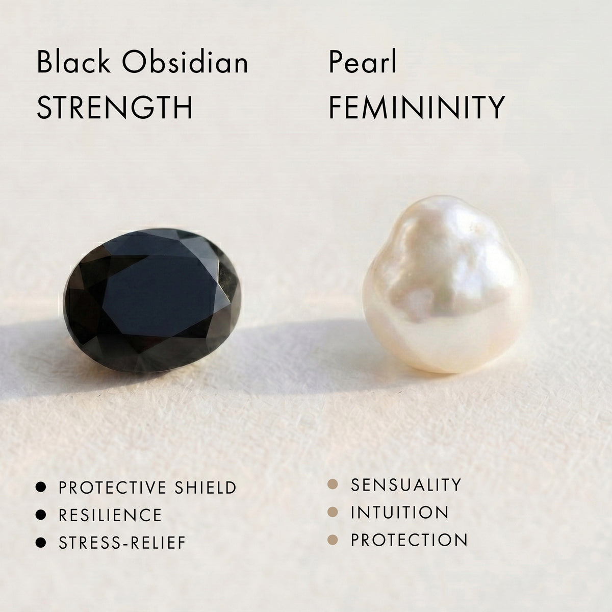 Black Obsidian Heirloom & Magma Rings