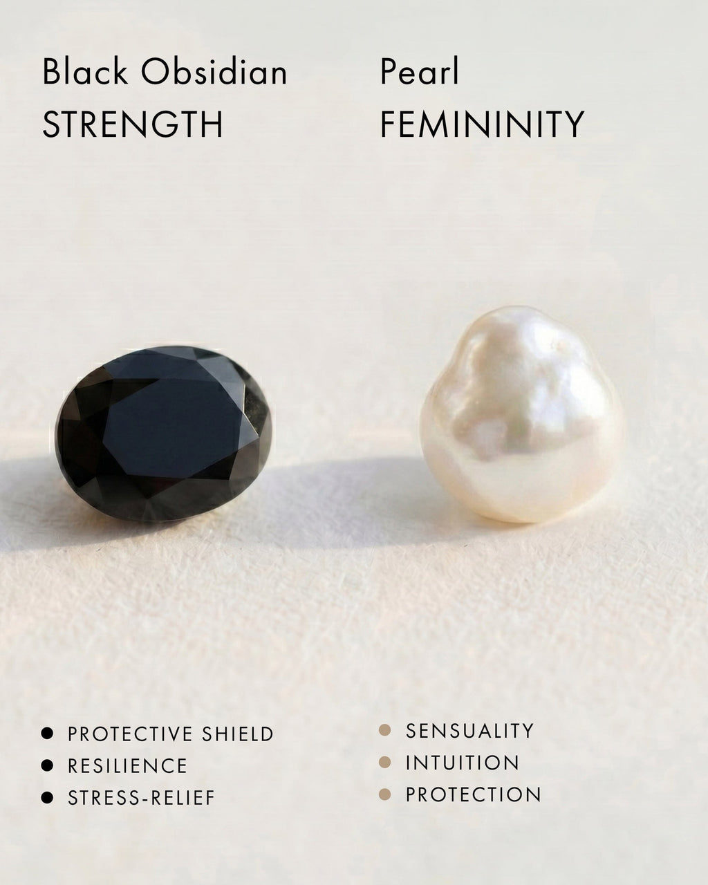 Black Obsidian Pearl Ring - Heirloom