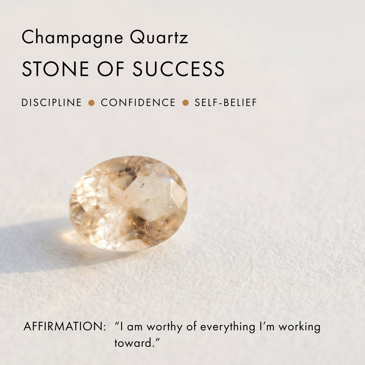Champagne Quartz Ring - Relique