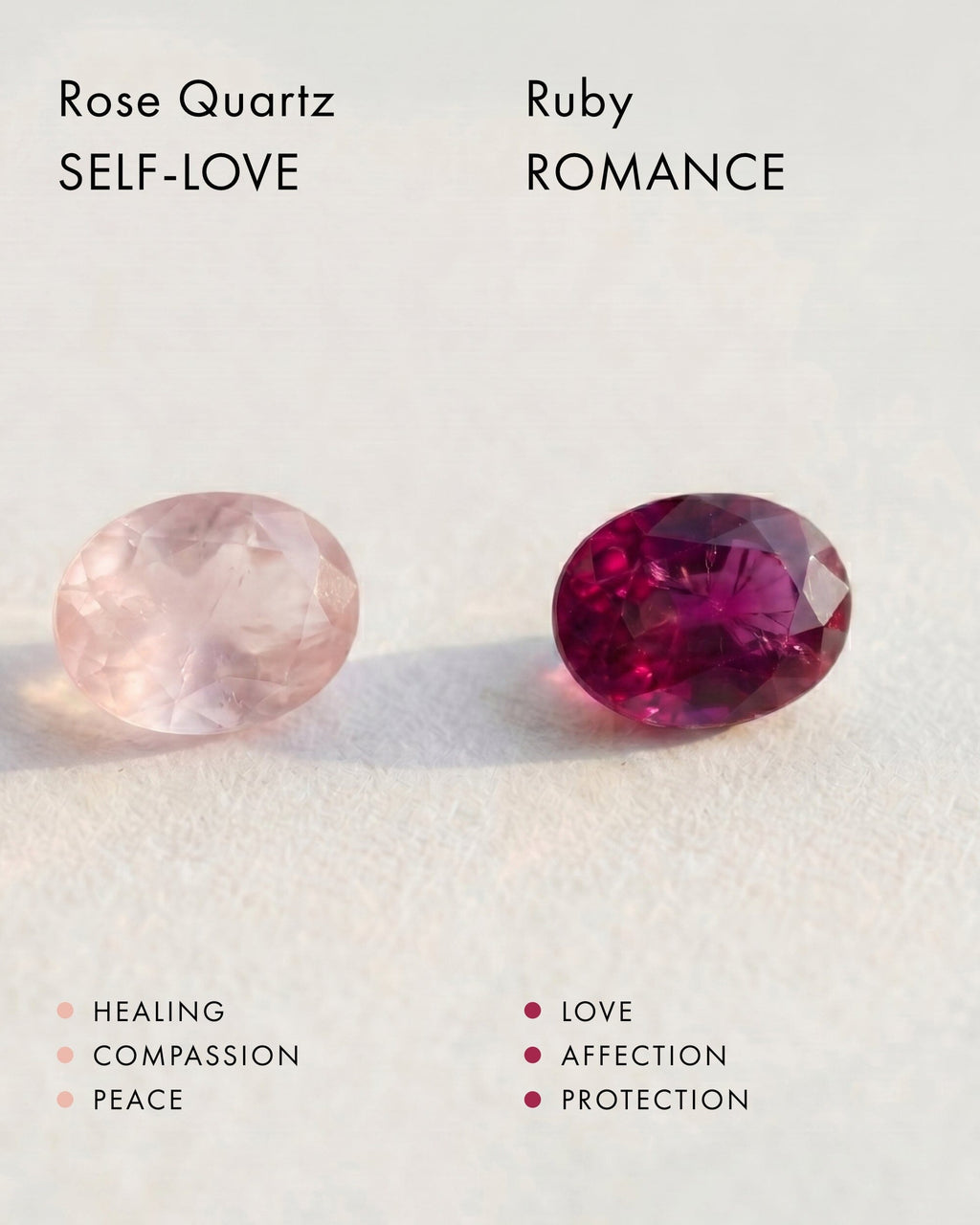 Rose Quartz Ruby Ring - Flow