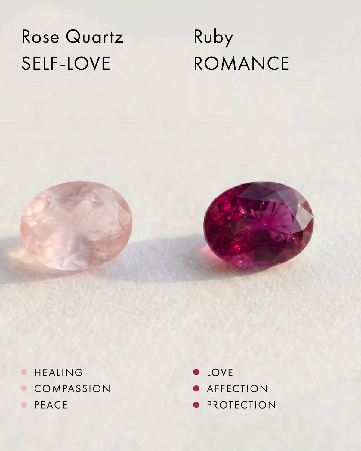 Rose Quartz Ruby Ring - Flow