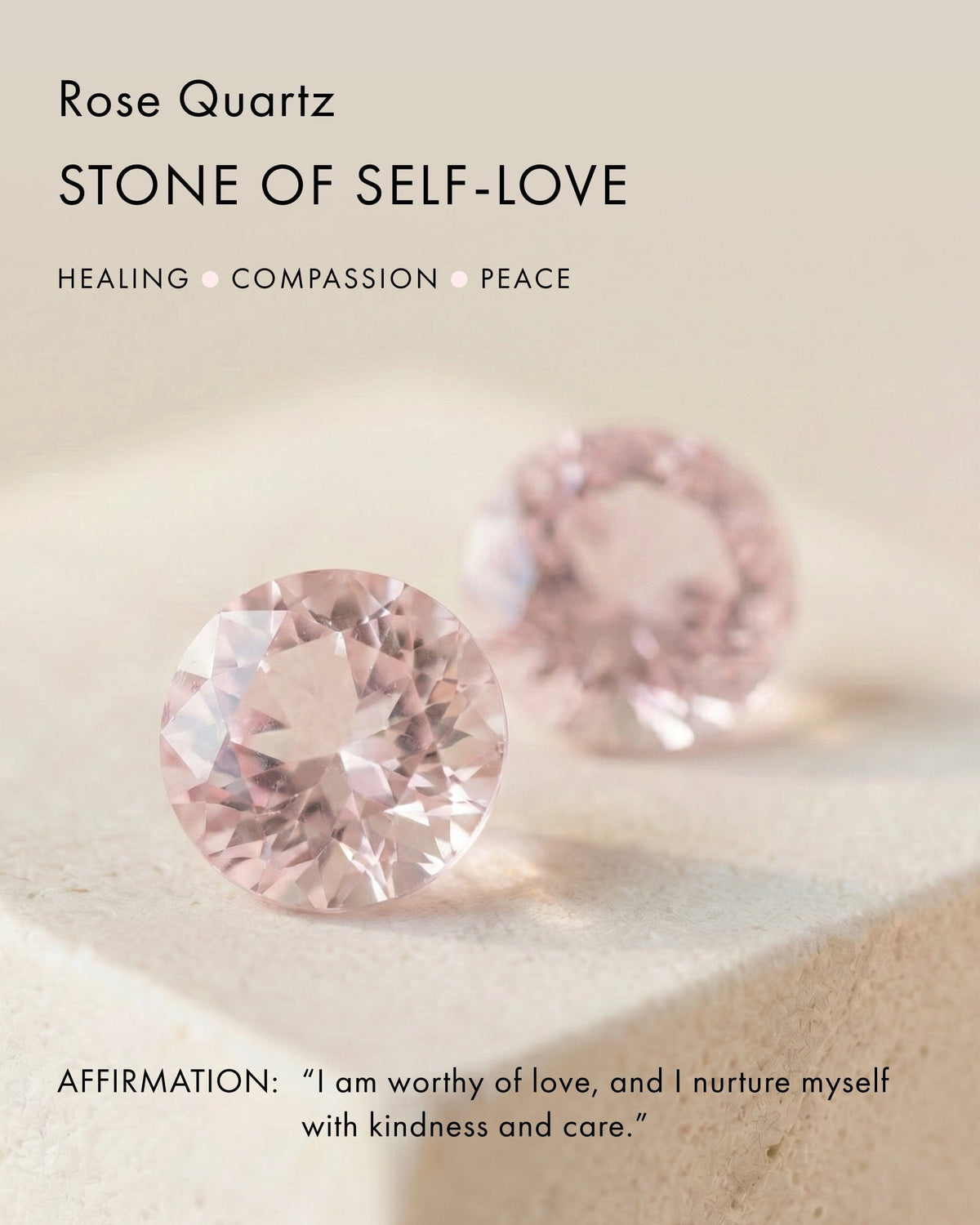 Rose Quartz Ring - Flow