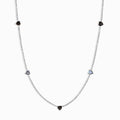 Black Obsidian Labradorite Necklace - Crush