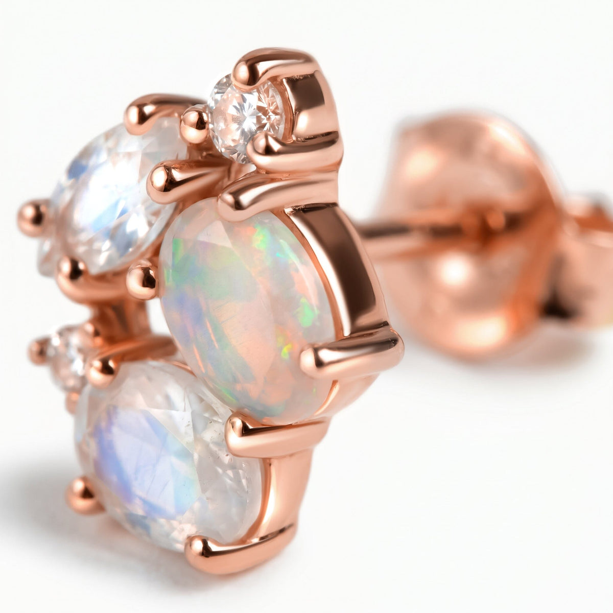 Opal Moonstone Earrings - Orion