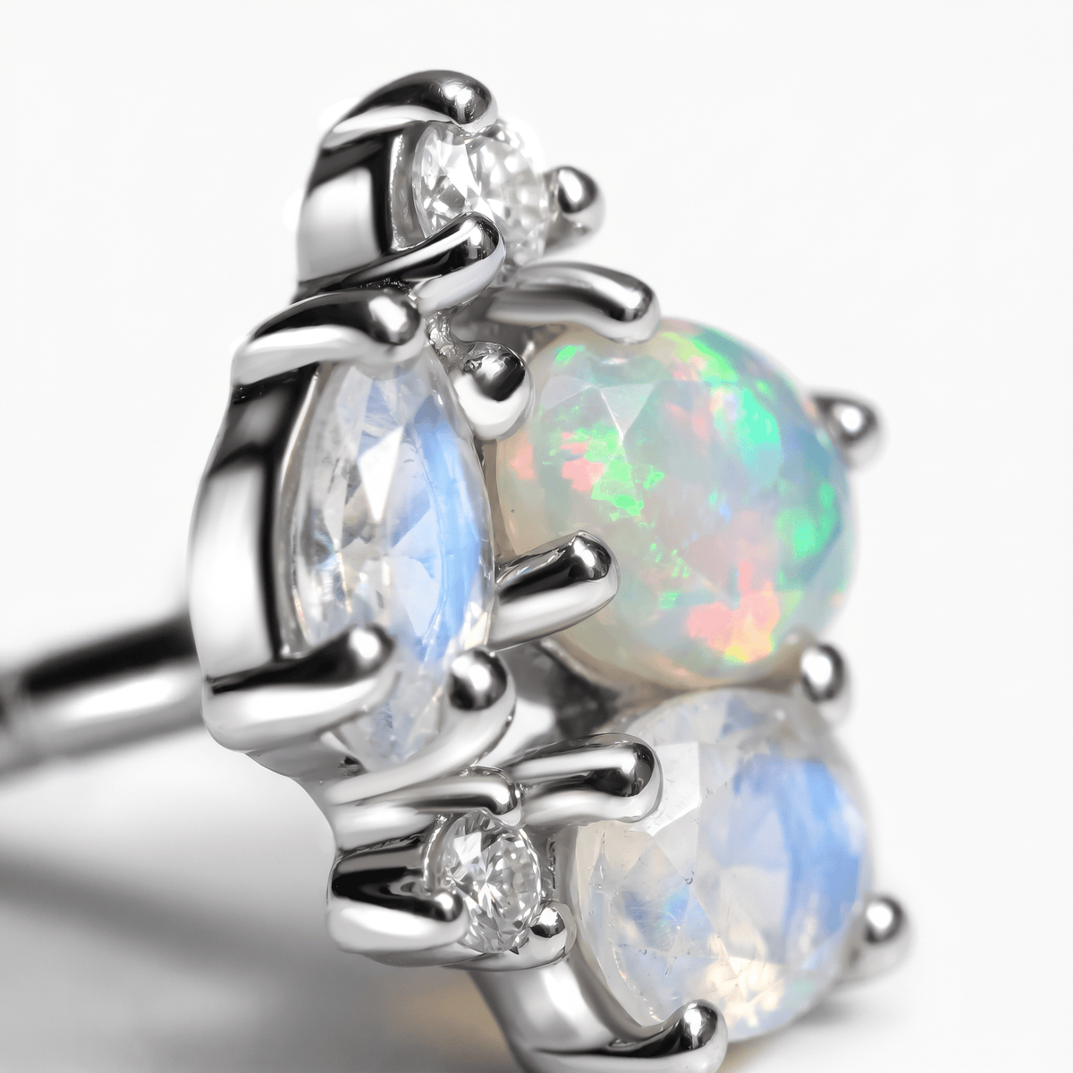 Opal Moonstone Earrings - Orion