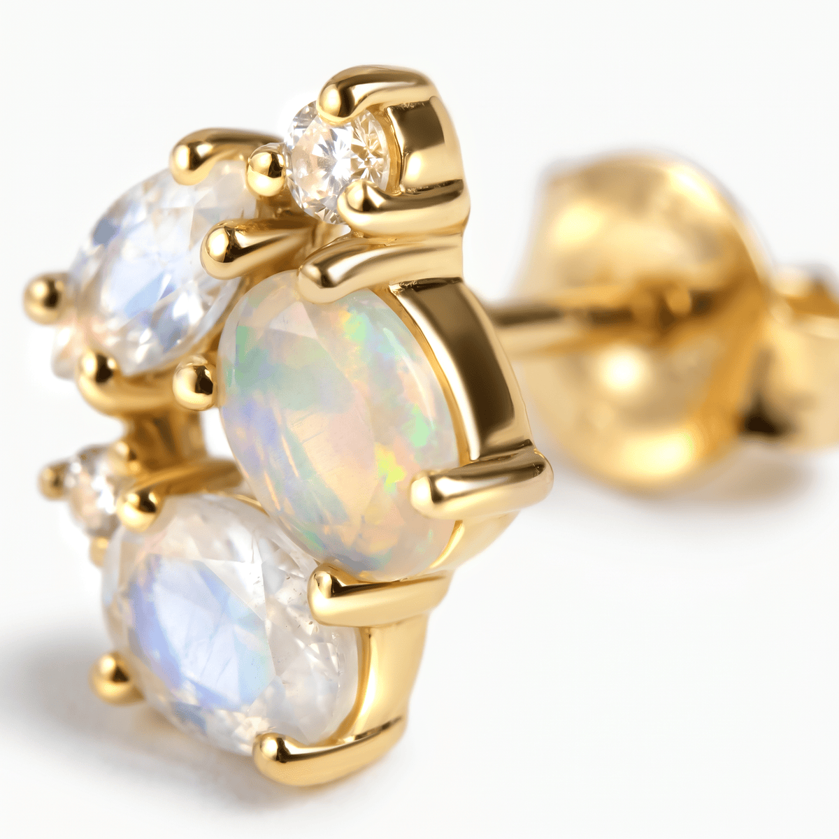 Opal Moonstone Earrings - Orion