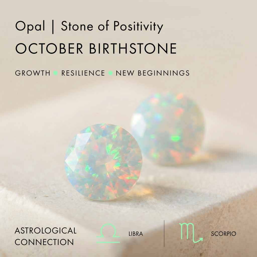 Opal Talis T-Lock Necklace - October Birthstone
