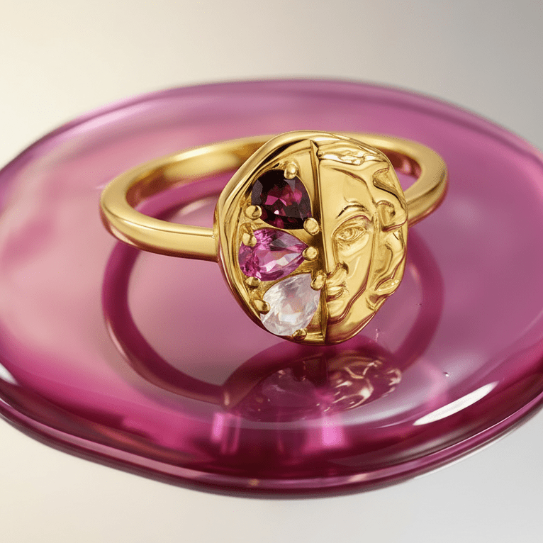 Pink Gradient Ring - Goddess