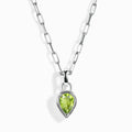 Peridot Talis Widelink Necklace - August Birthstone