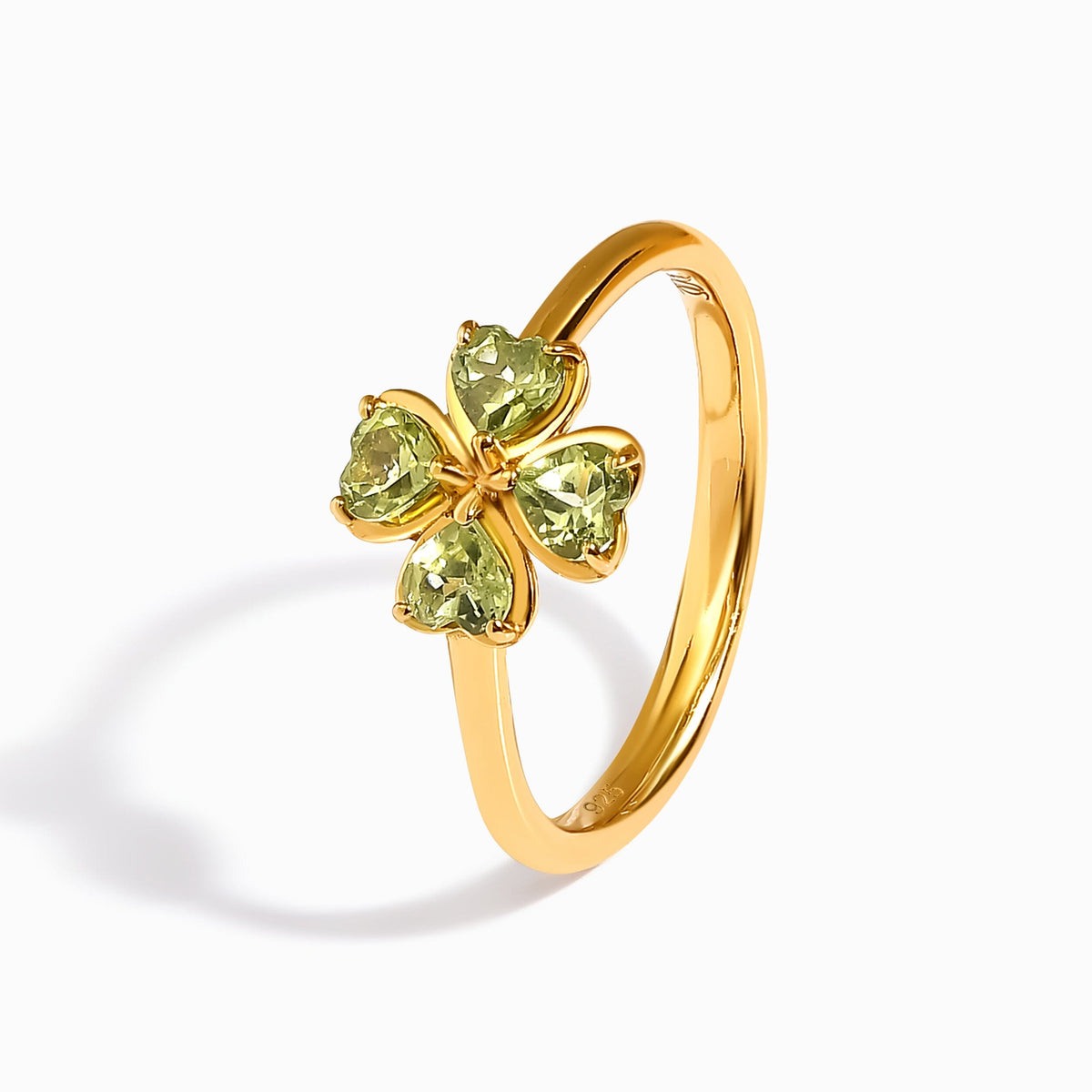 Shamrock Ring - Peridot