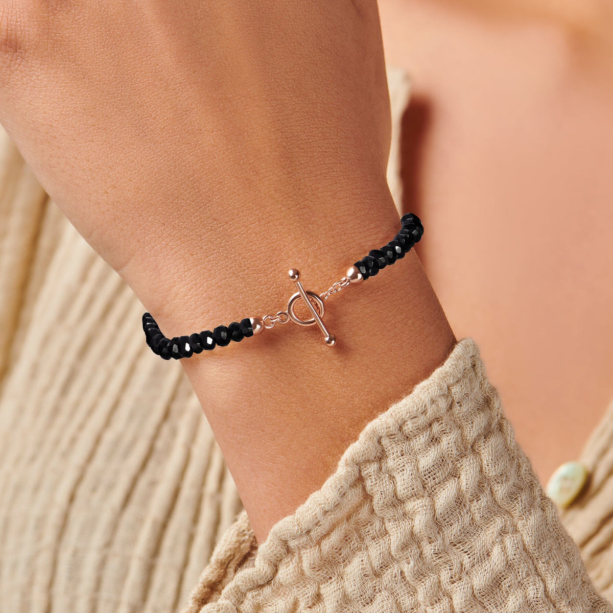 Black Obsidian Bracelet - Vibrations