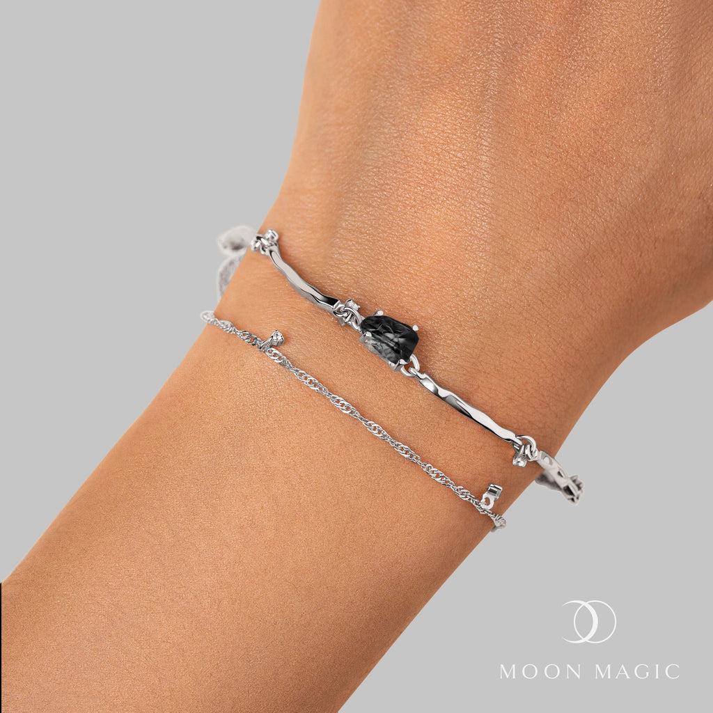 Black Obsidian Bracelet - Flow