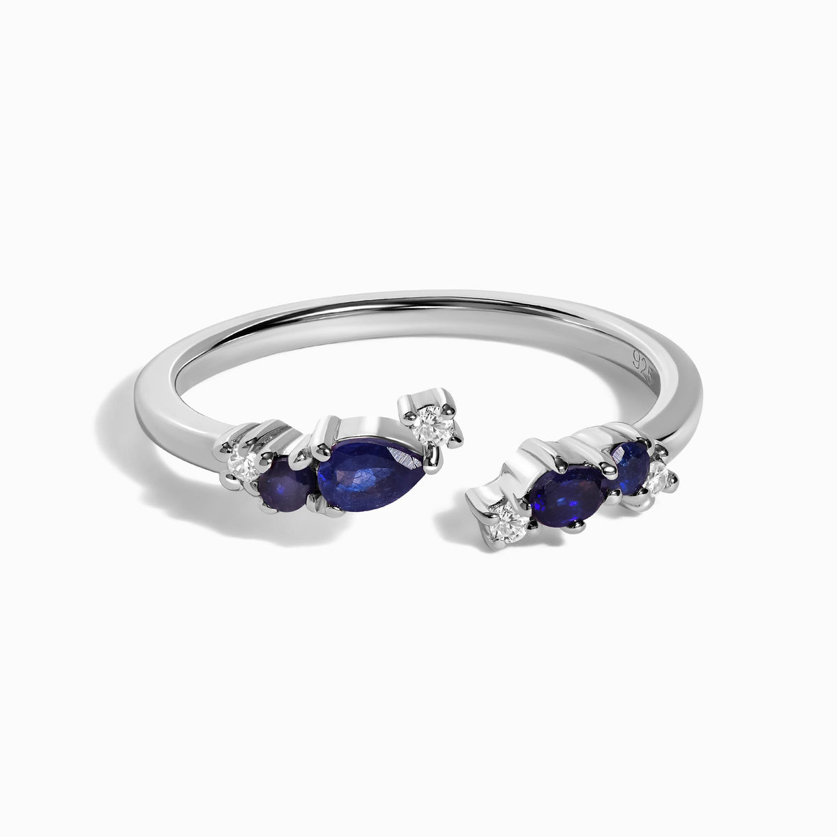 Adjustable Blue Sapphire Ring - Flourish