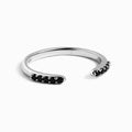 Black Spinel Ring - Twinkling Band