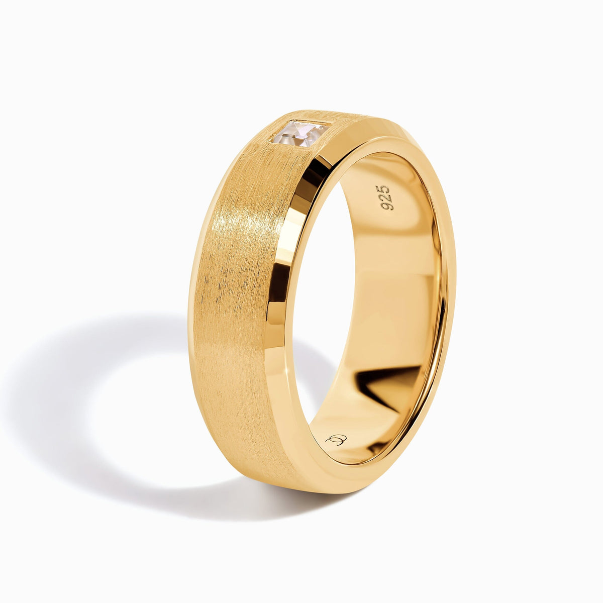 White Zircon Unisex Ring - Crafted