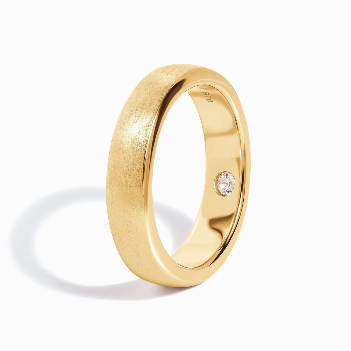 White Zircon Unisex Ring - Mysterious