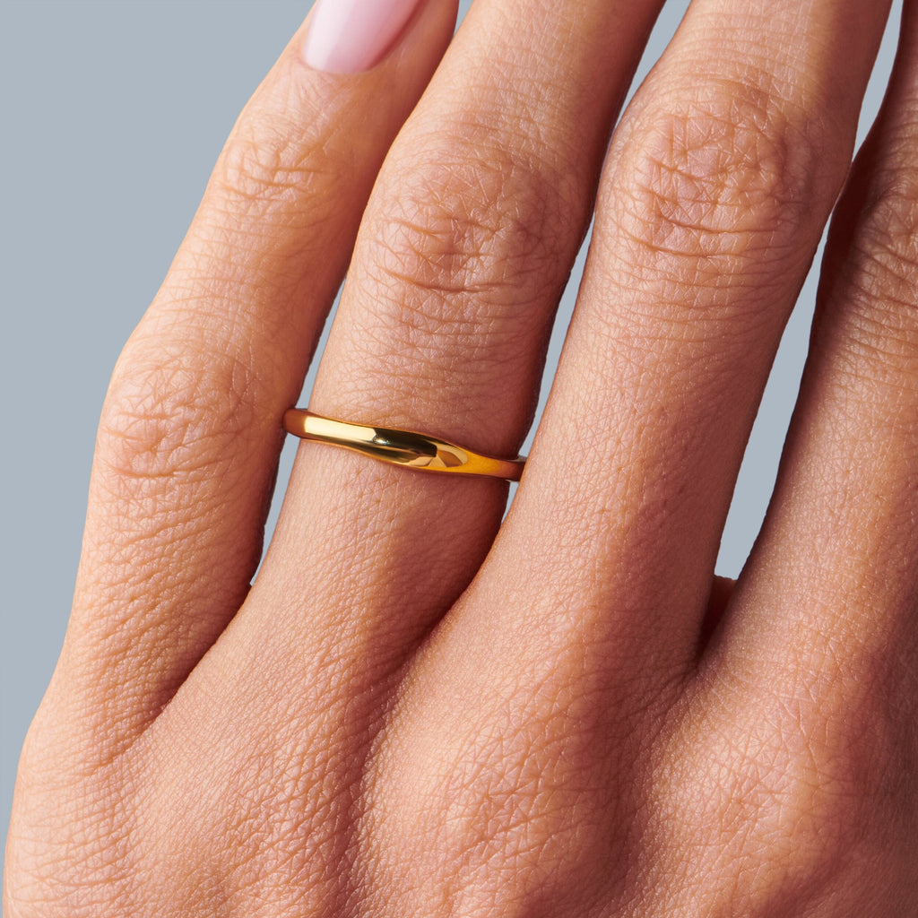 Stackable Ring Band - Lava