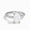 Raw Crystal Ring - Ritzy Moonstone