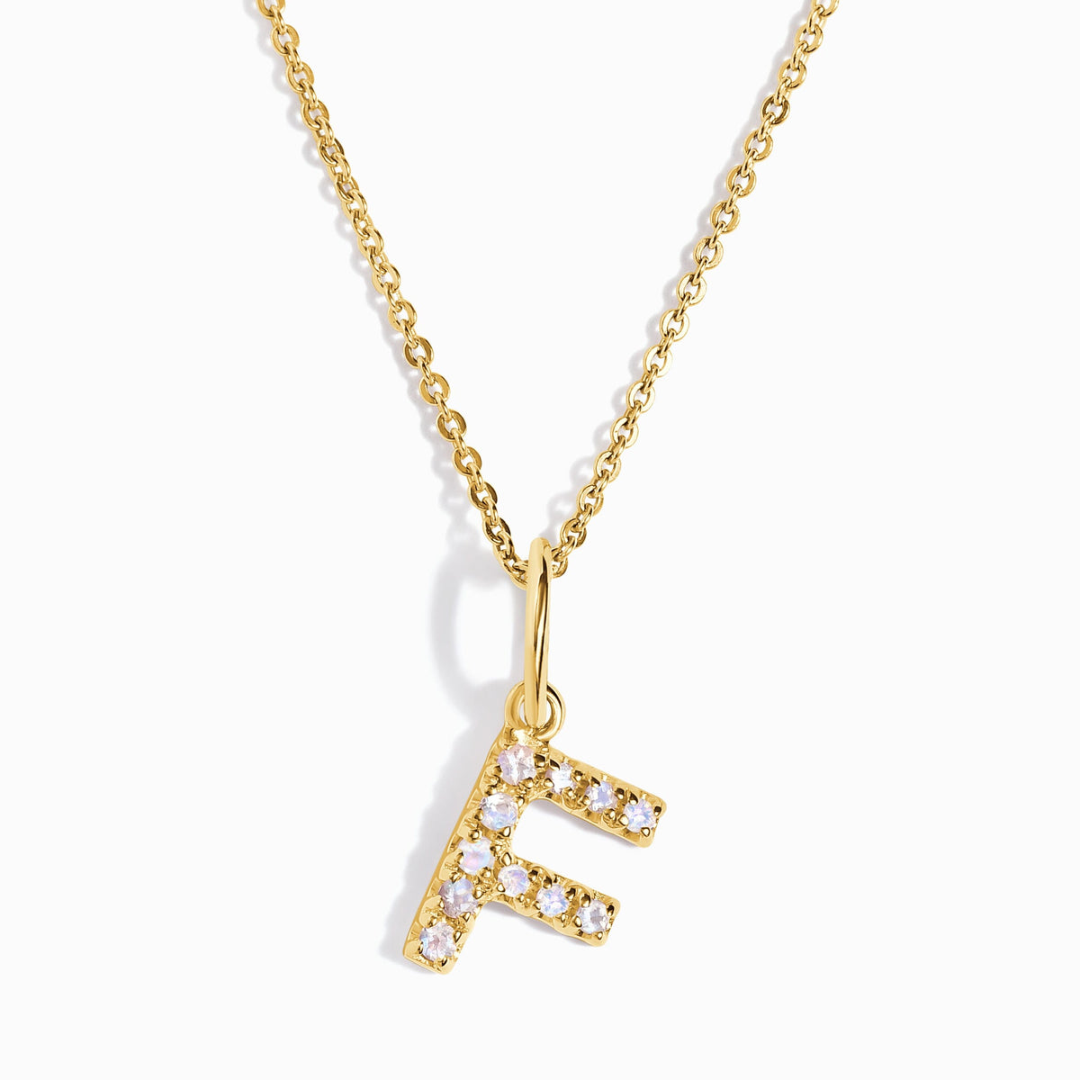 Moonstone Necklace - Alphabet