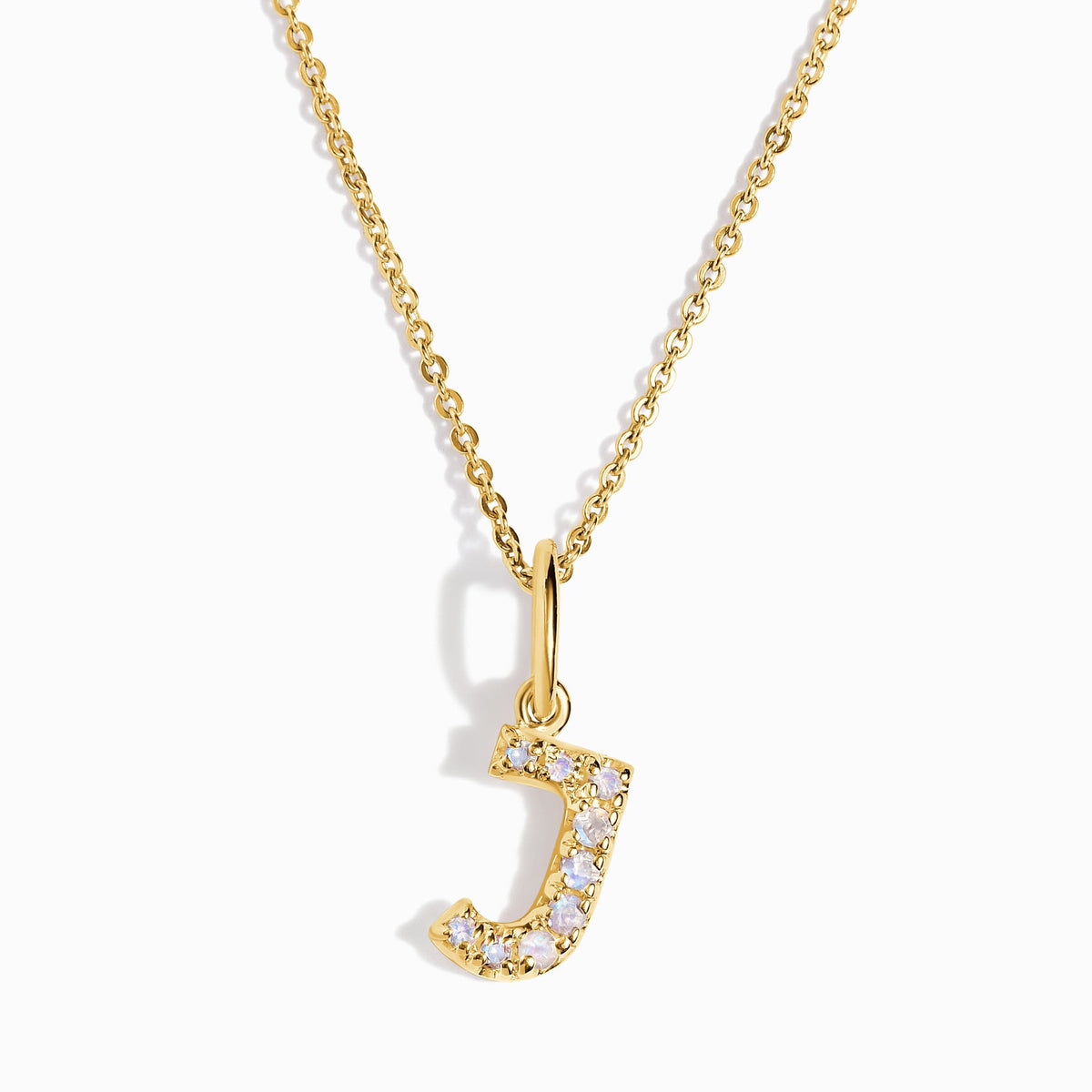Moonstone Necklace - Alphabet