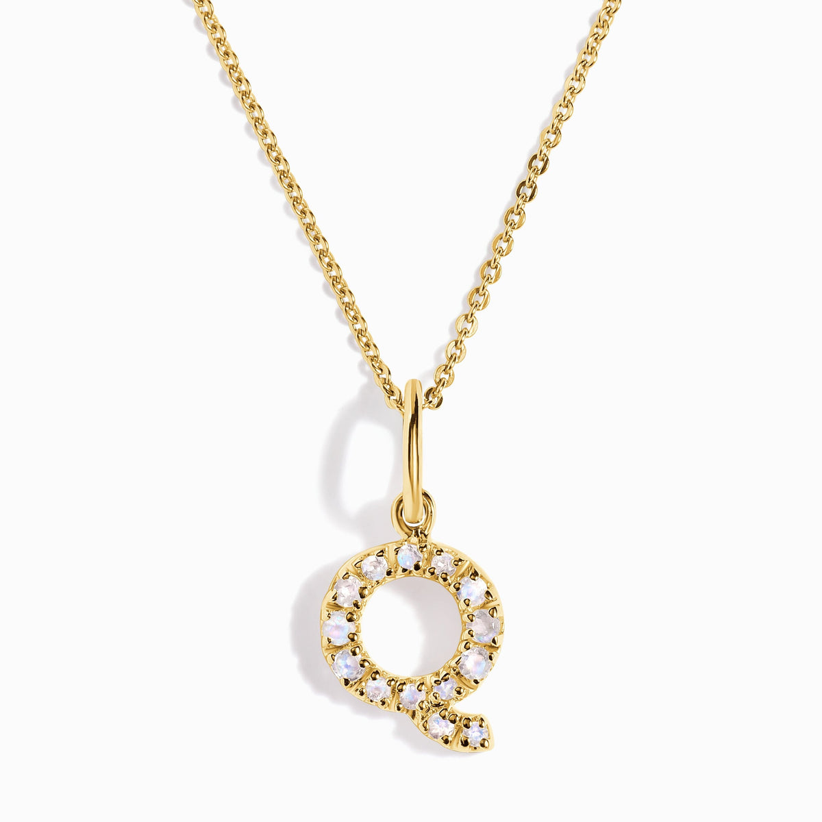Moonstone Necklace - Alphabet