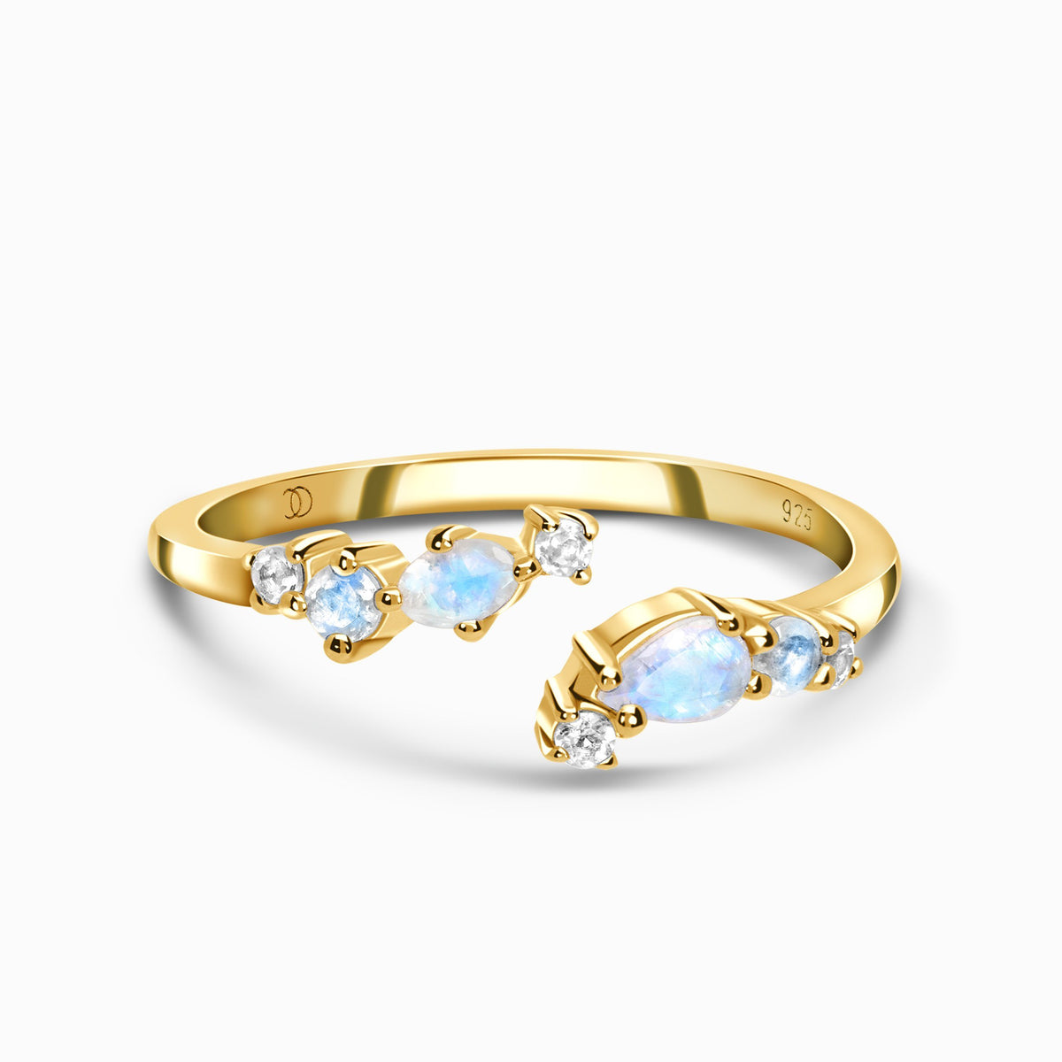 Adjustable Moonstone Ring - Flourish