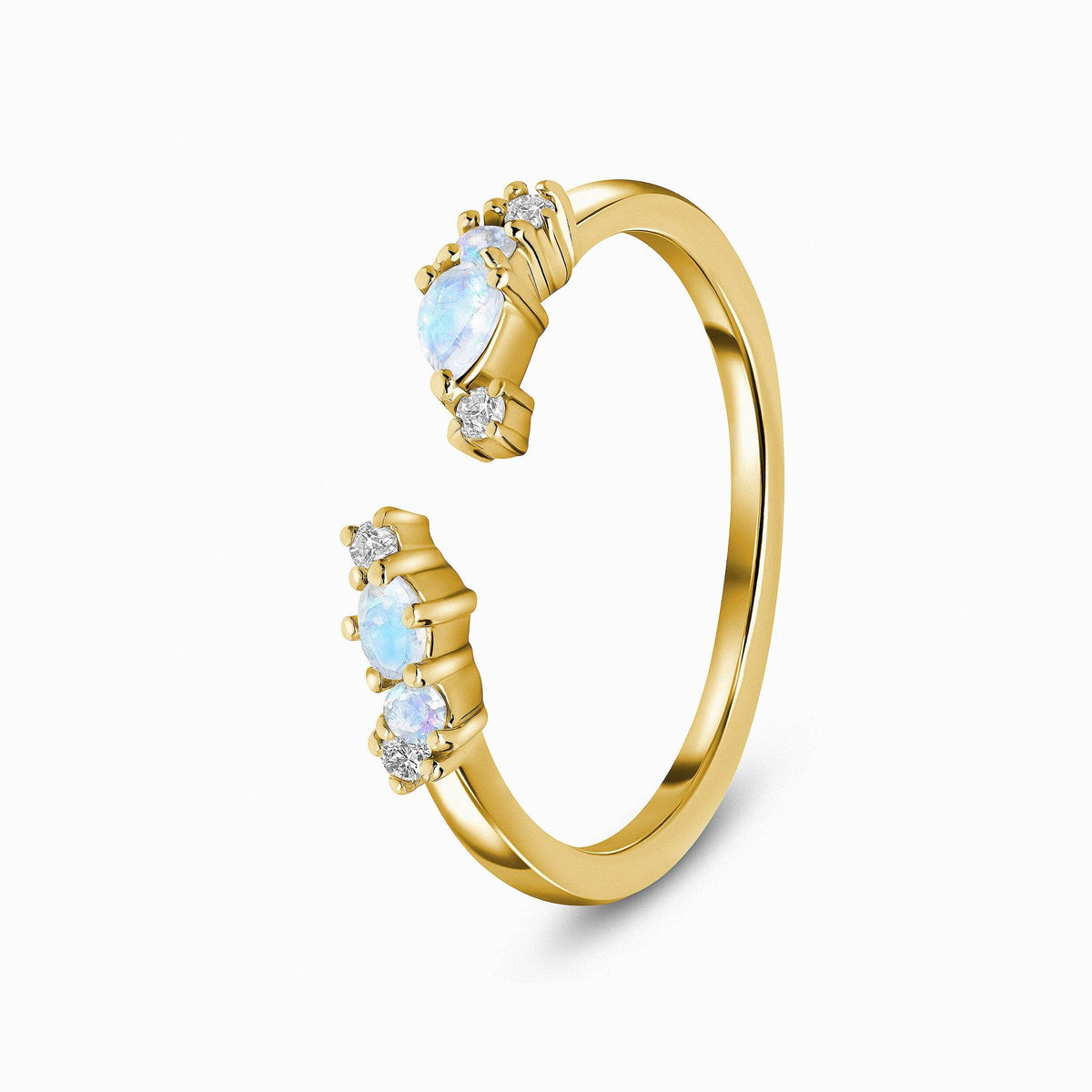 Adjustable Moonstone Ring - Flourish