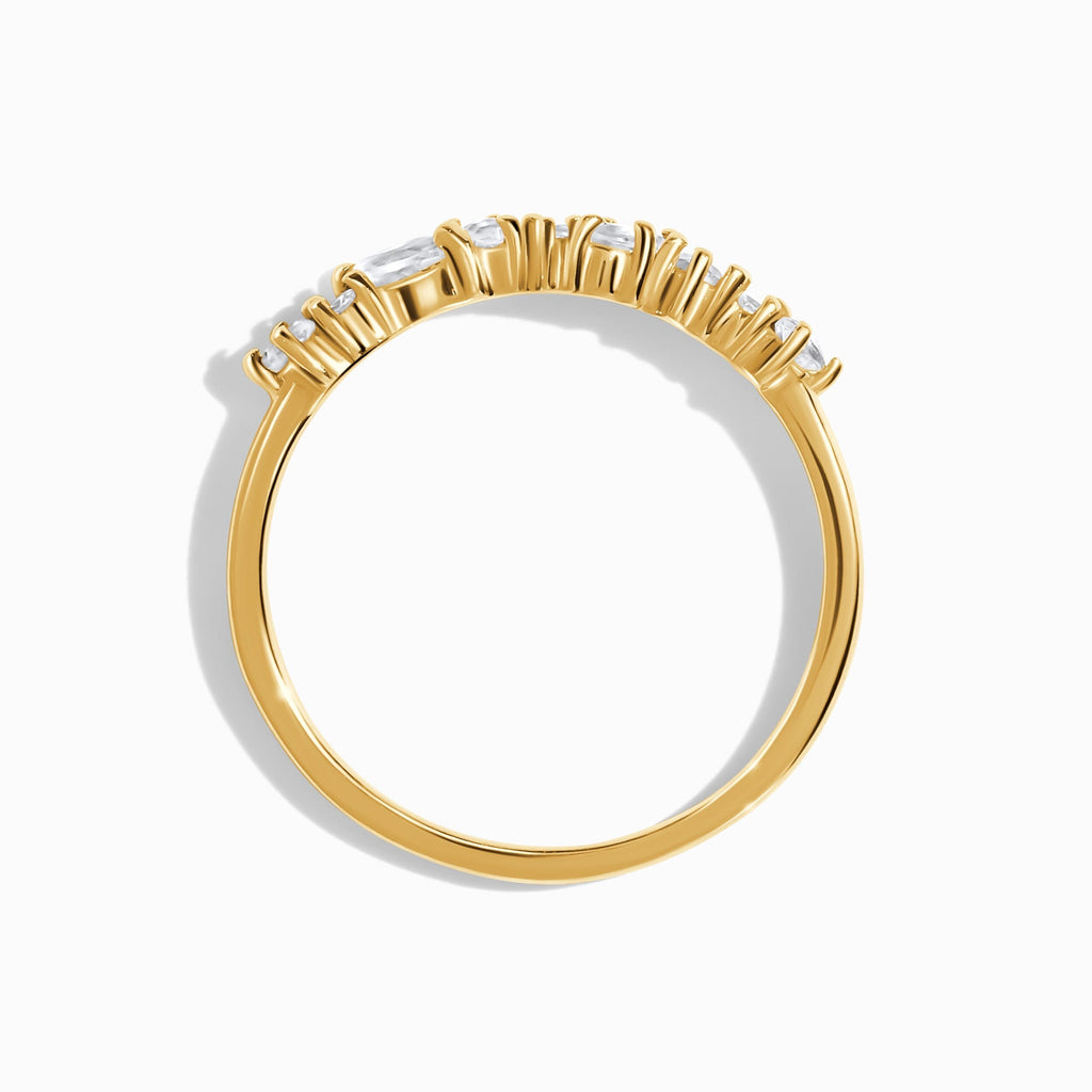 Fine Moonstone Lab Diamond Ring - Grace