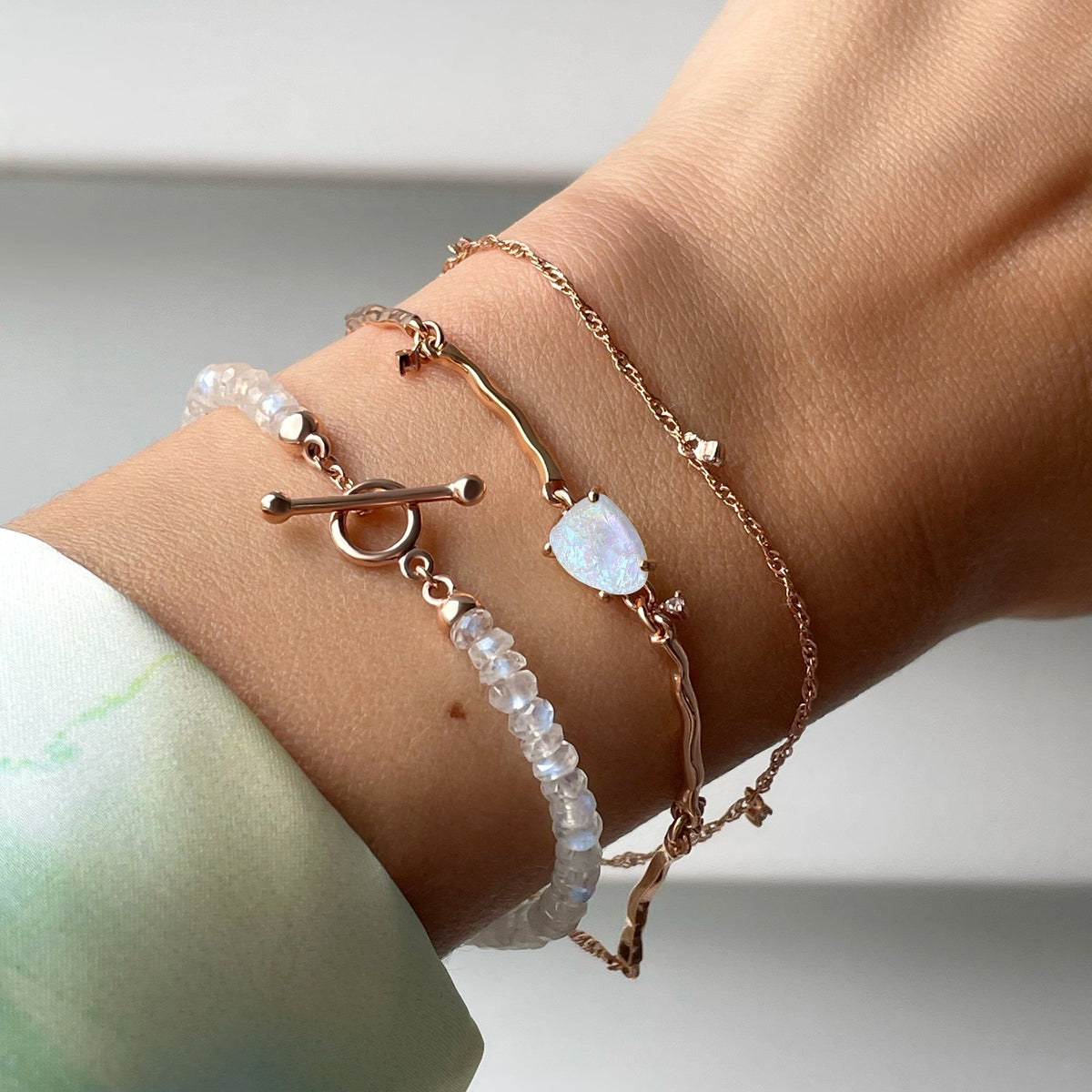 Moonstone Flow & Vibrations Bracelets