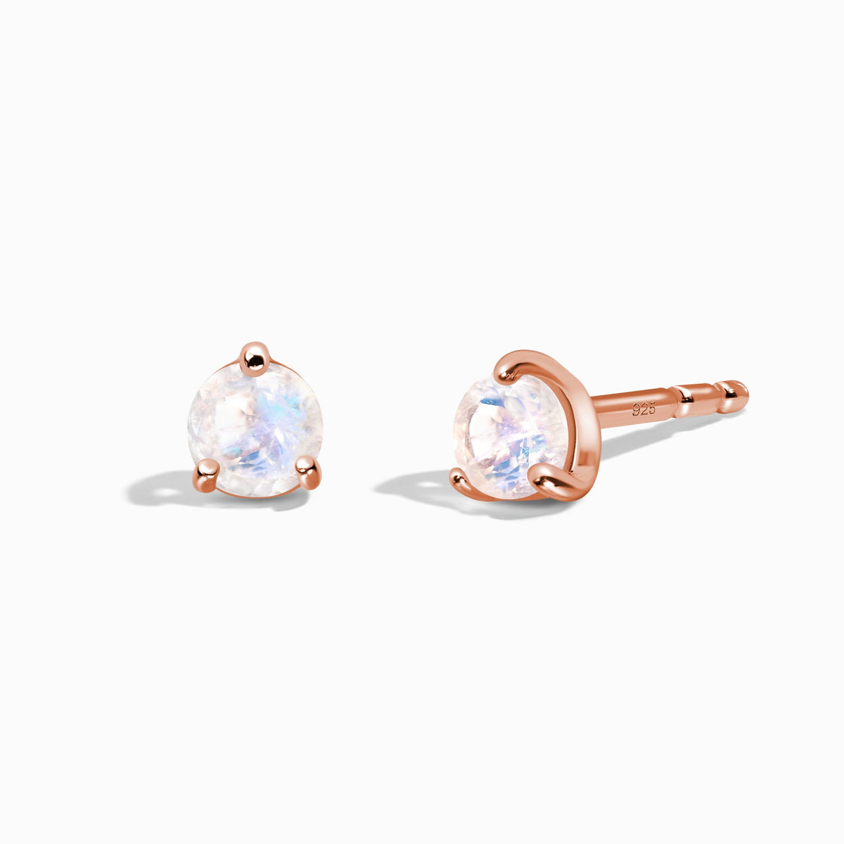 Moonstone Round Studs
