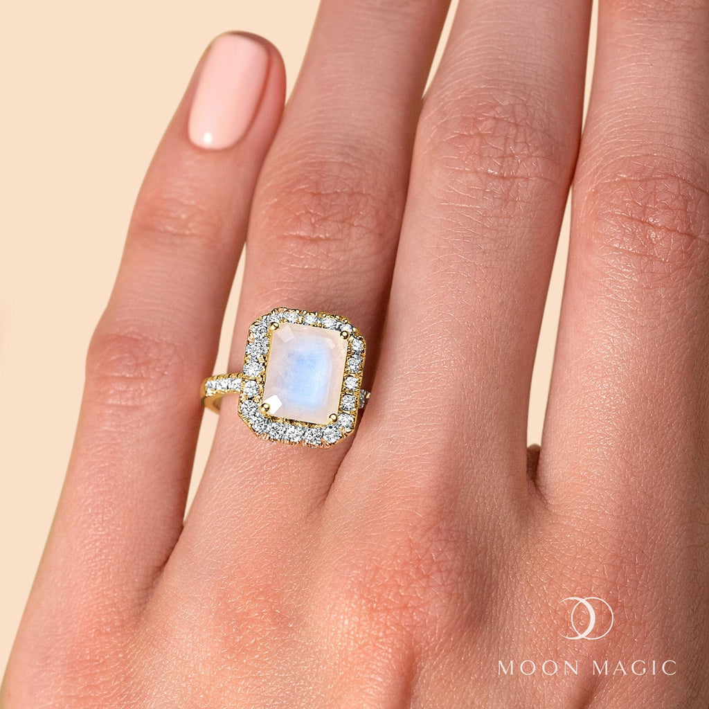 Moonstone Diamond Ring - Lush