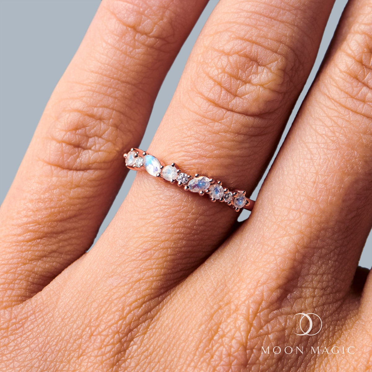 Moonstone Diamond Ring - Grace