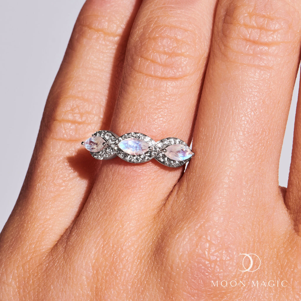 Moonstone Lab Diamond Ring - Euphoria