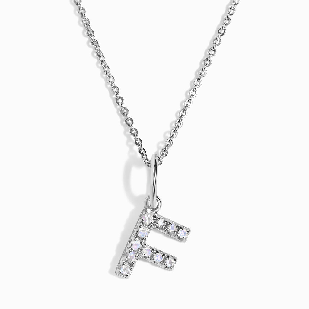 Moonstone Necklace - Alphabet