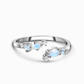 Adjustable Moonstone Ring - Flourish