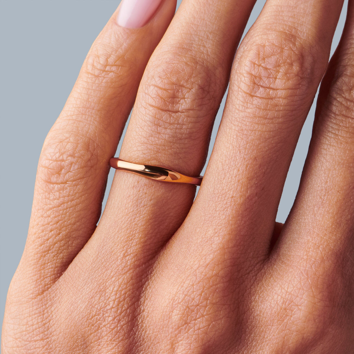 Stackable Ring Band - Lava