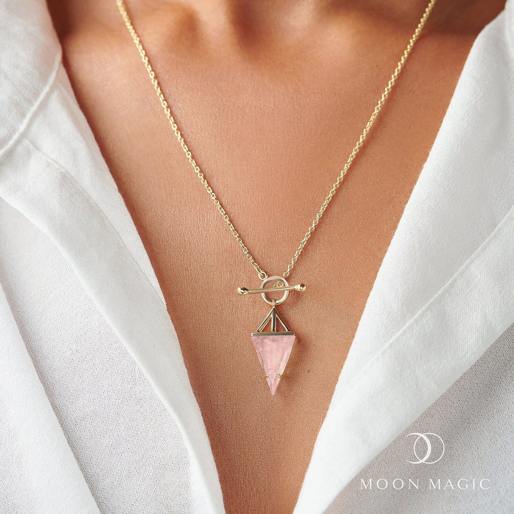 Rose Quartz Necklace - Heroine