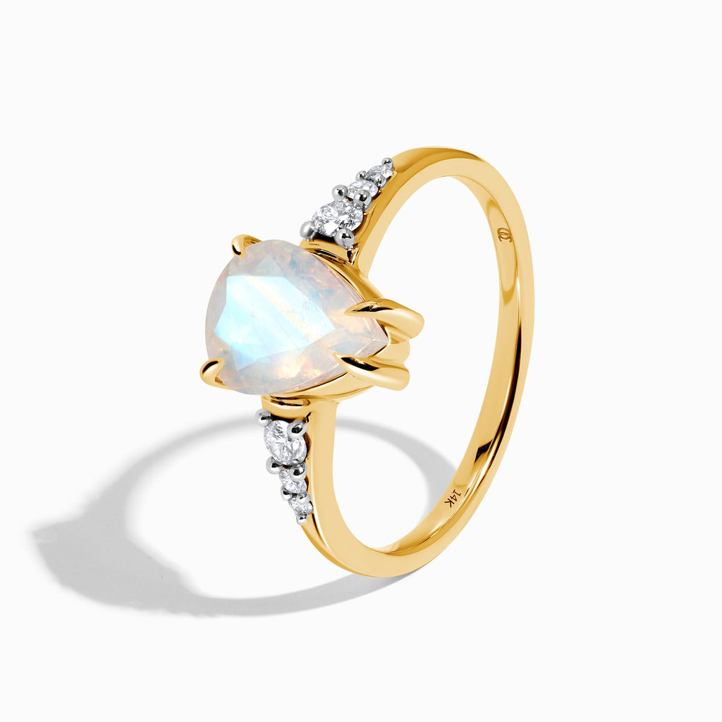 Moonstone Diamond Ring - I Promise