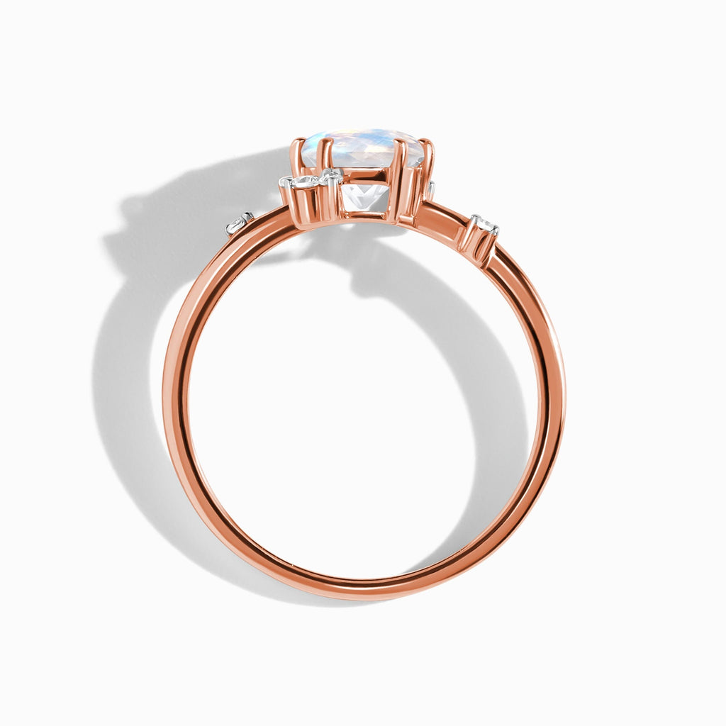 Moonstone Lab Diamond Ring - Muse