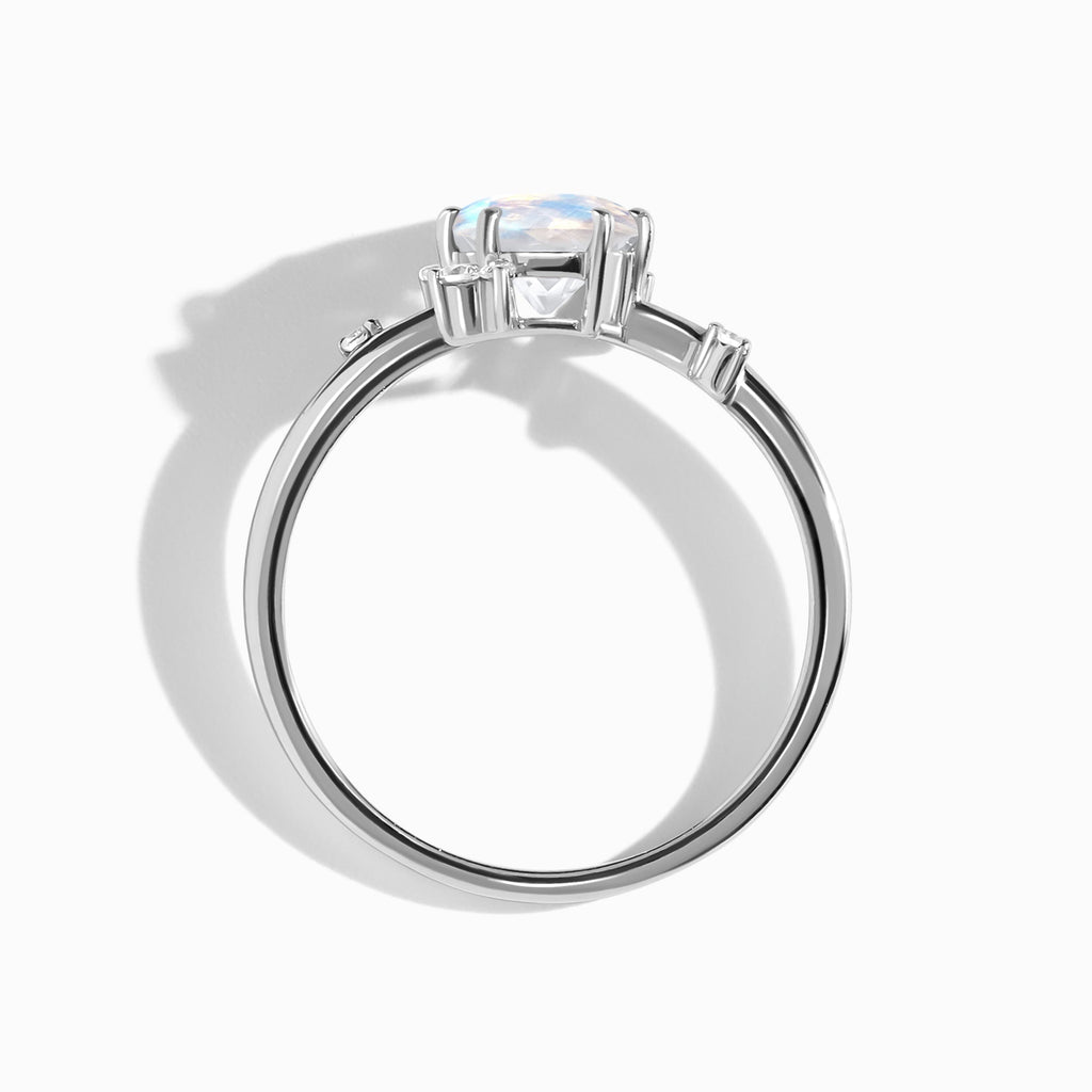 Moonstone Lab Diamond Ring - Muse