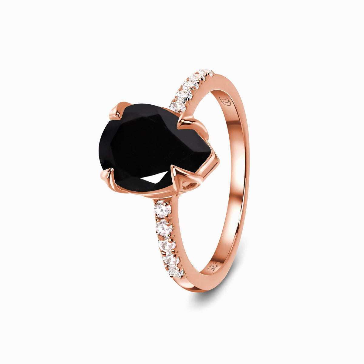 Black Obsidian Ring - Nymph