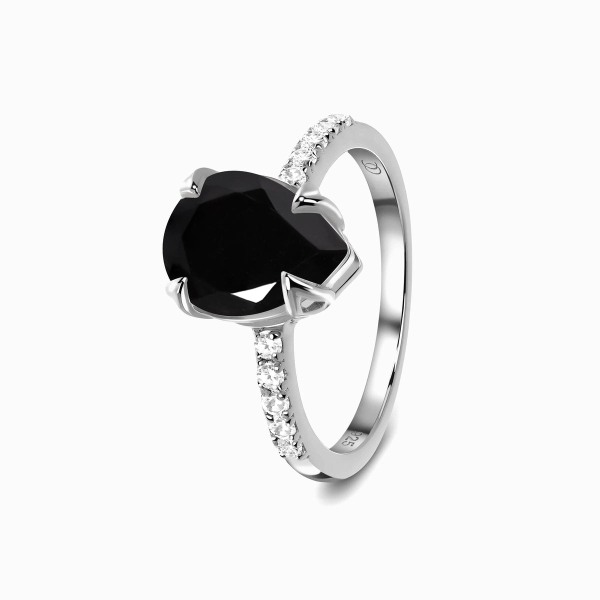 Black Obsidian Ring - Nymph