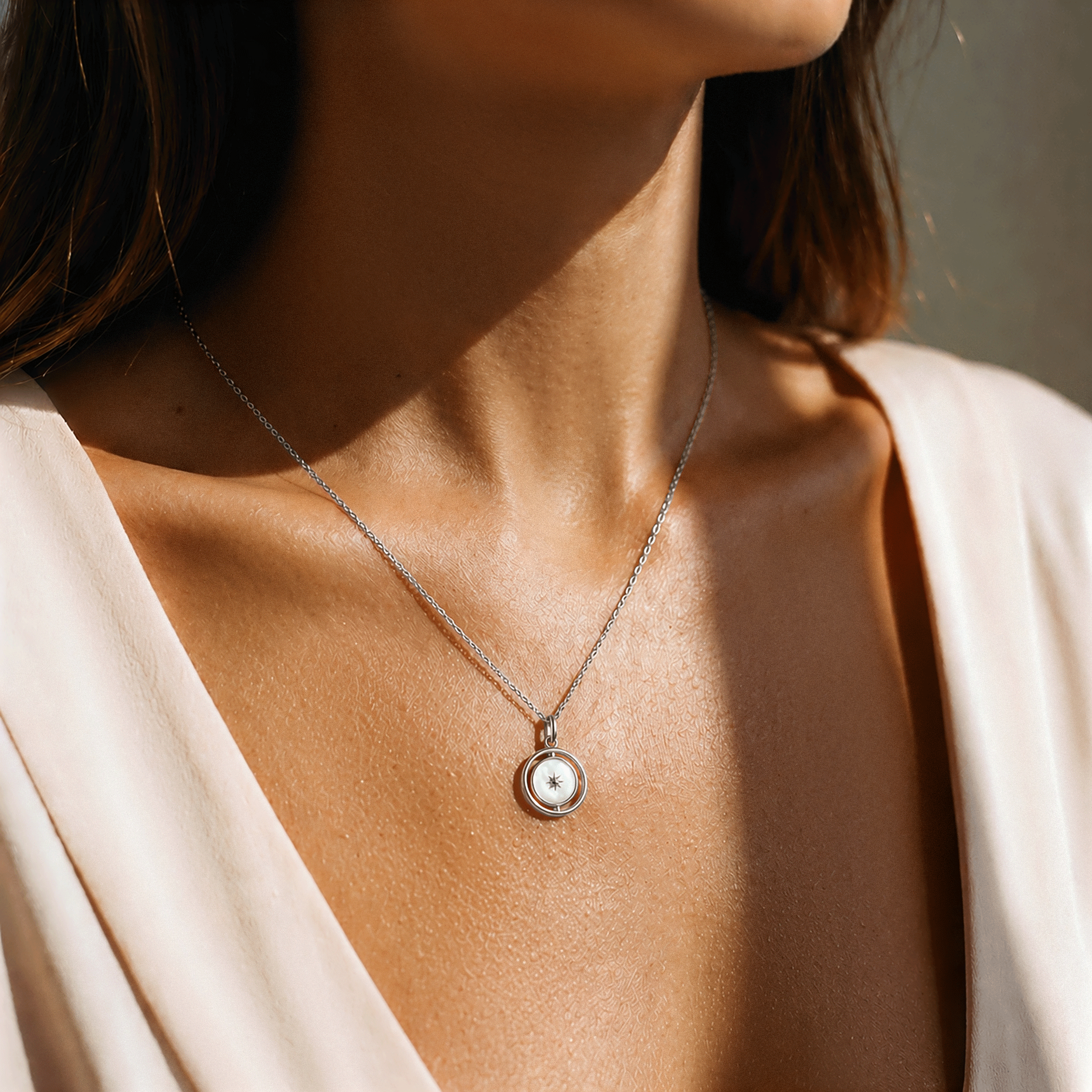 Black Onyx Pearl Necklace - Night & Day