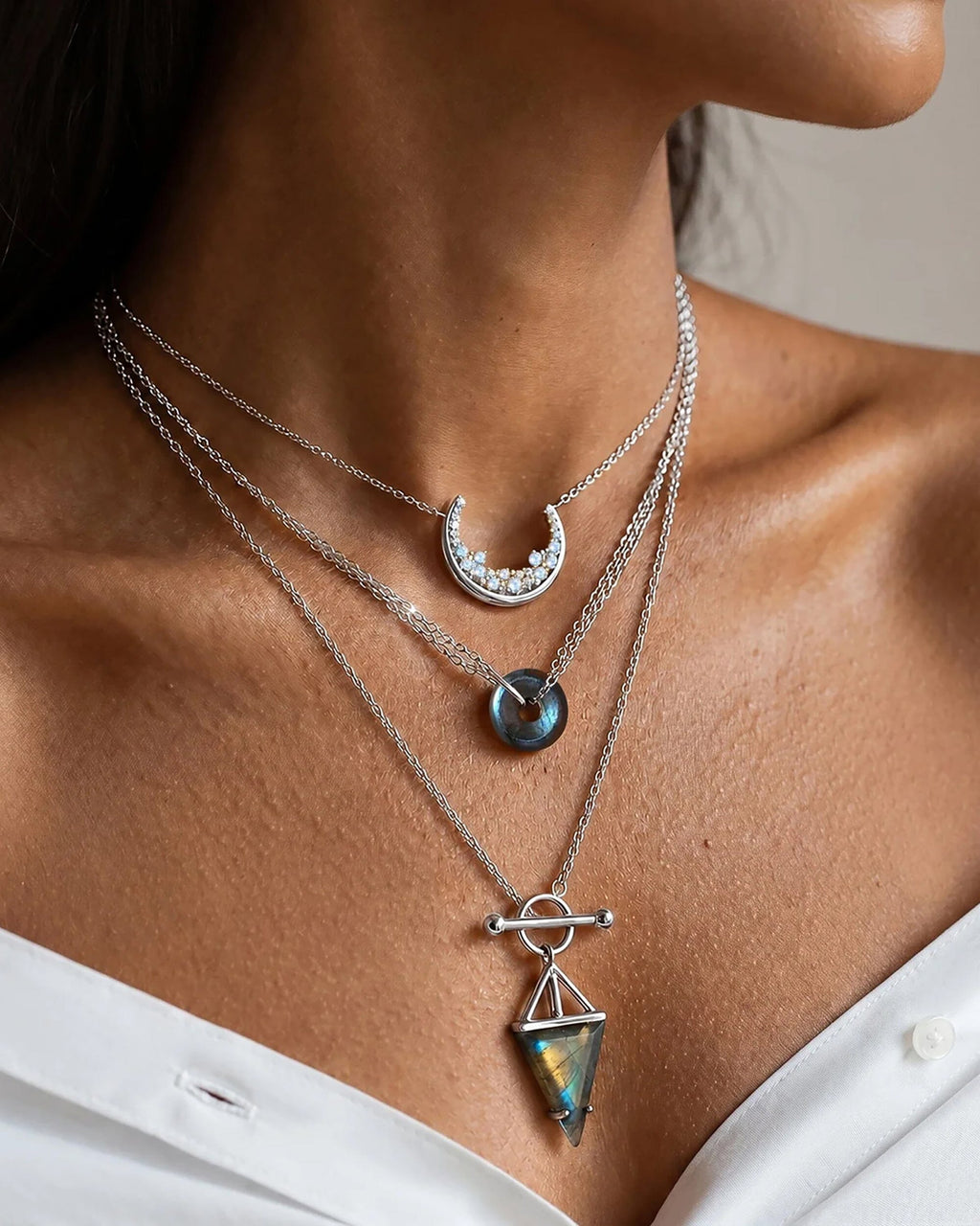 Labradorite Necklace - Ora