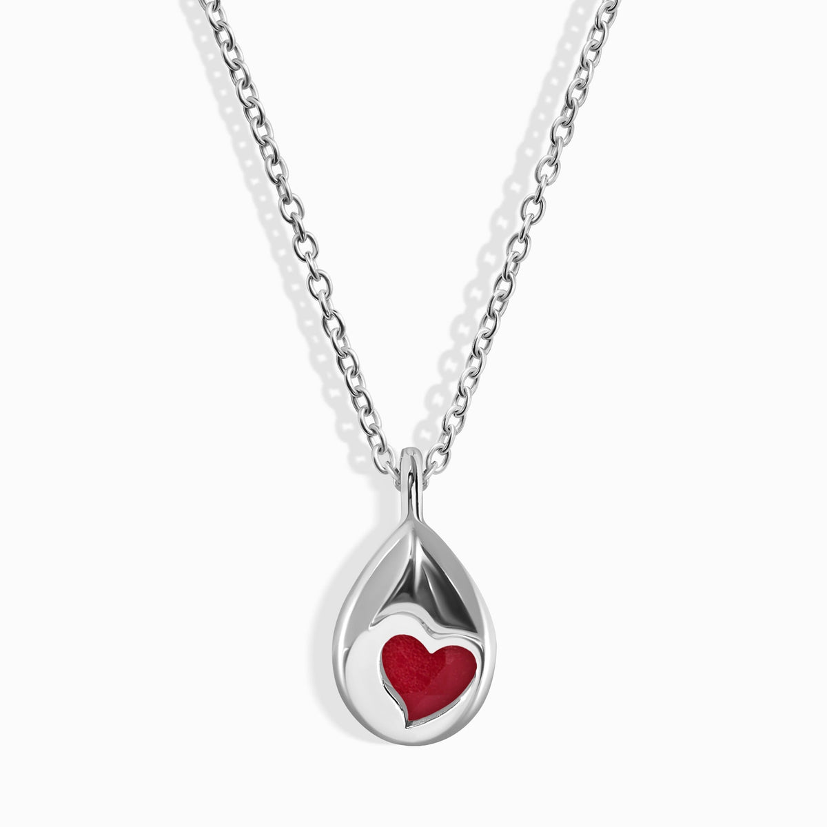 Pink Quartz Necklace - Hidden Heart