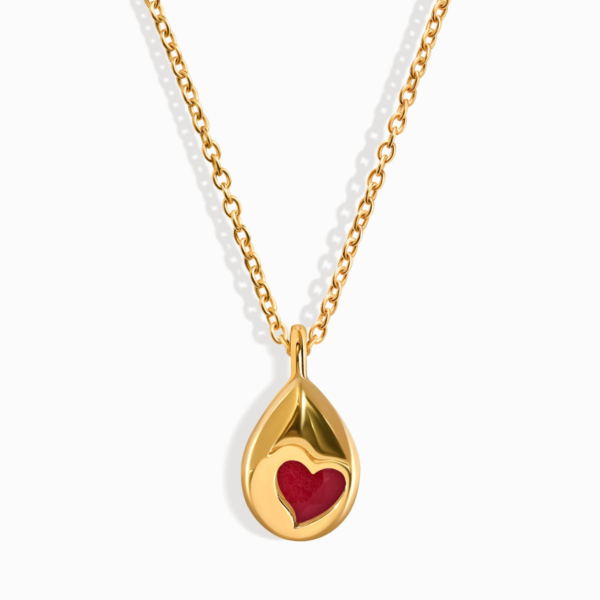 Pink Quartz Necklace - Hidden Heart